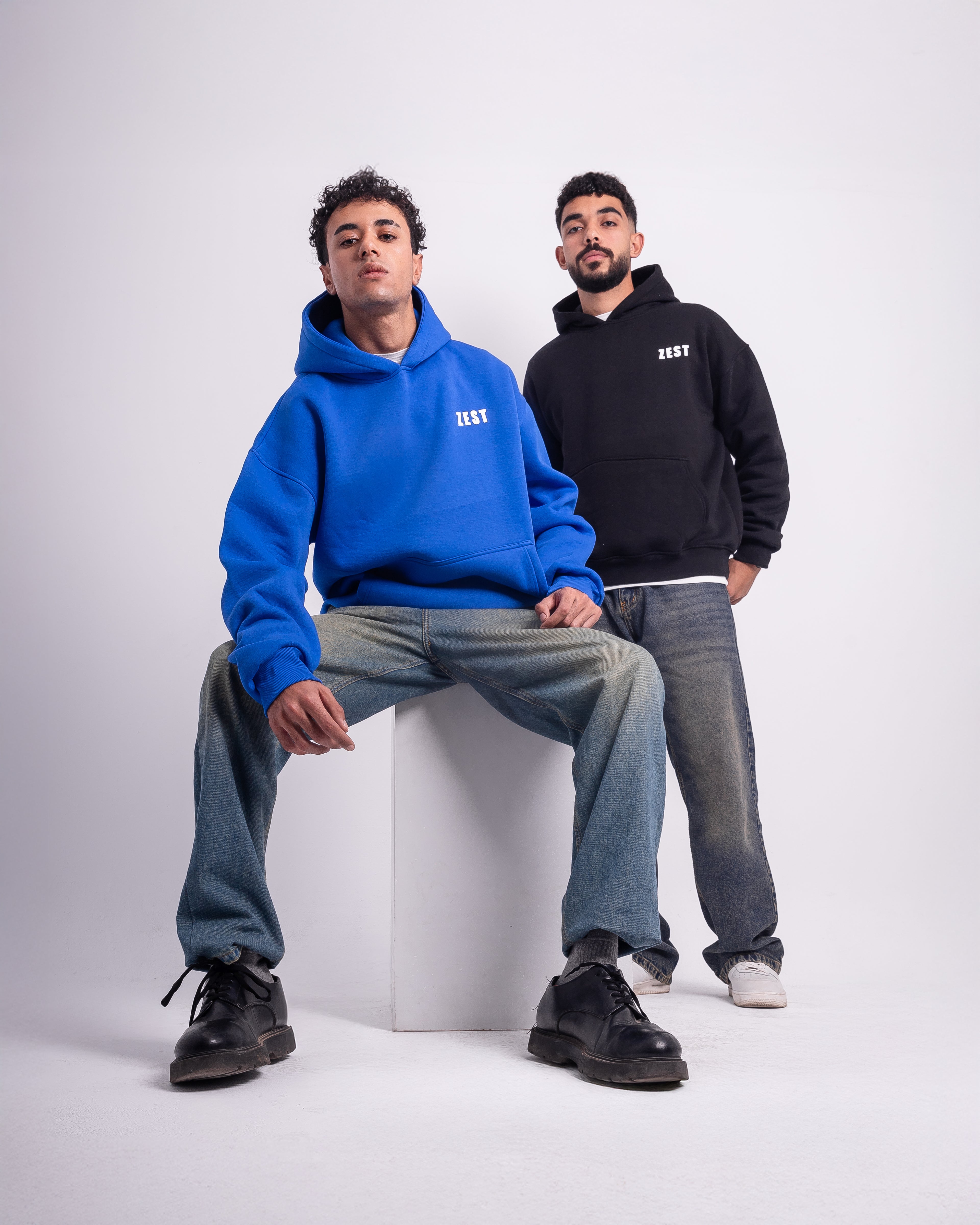 Blue Peaceful Hoodie