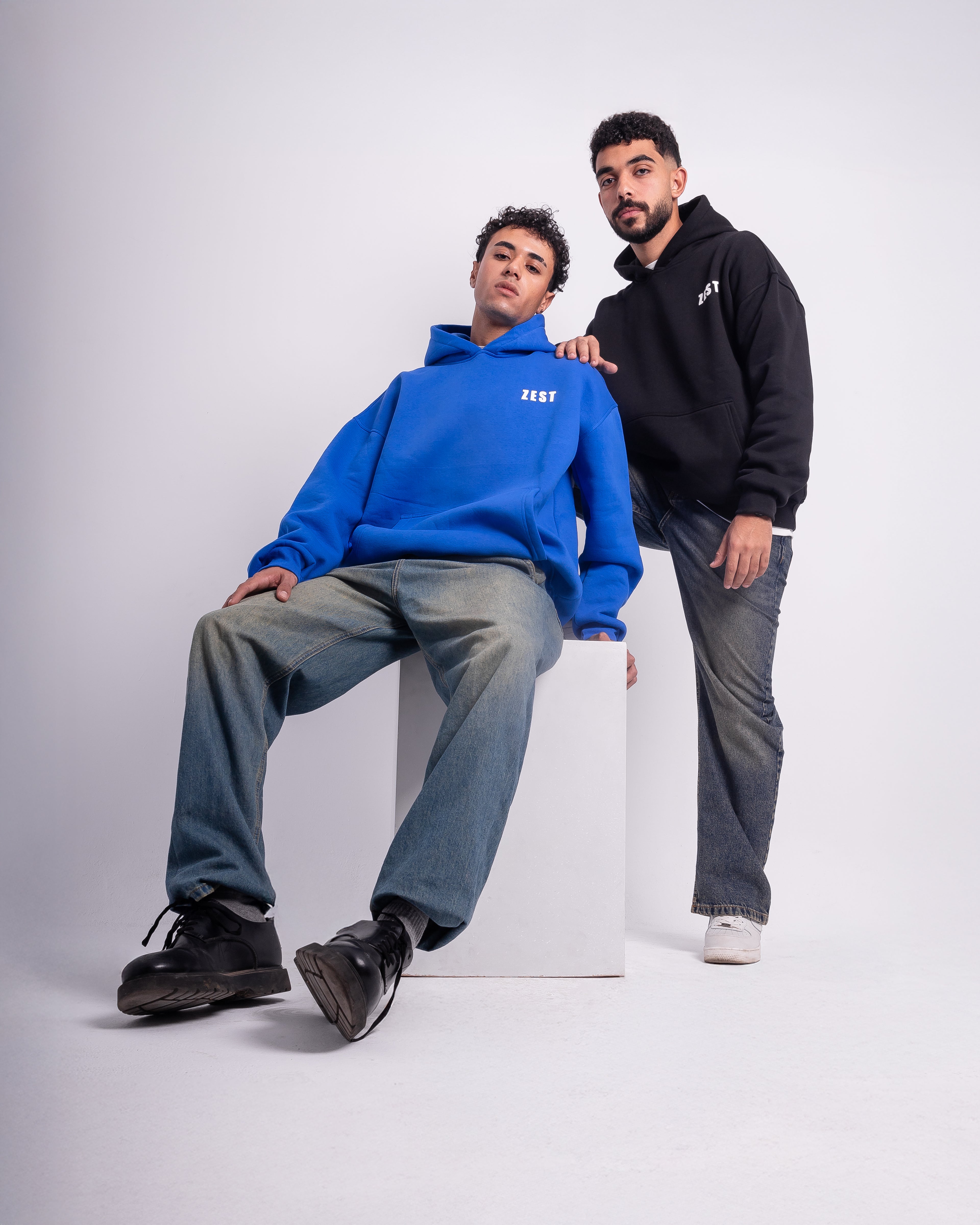 Blue Peaceful Hoodie