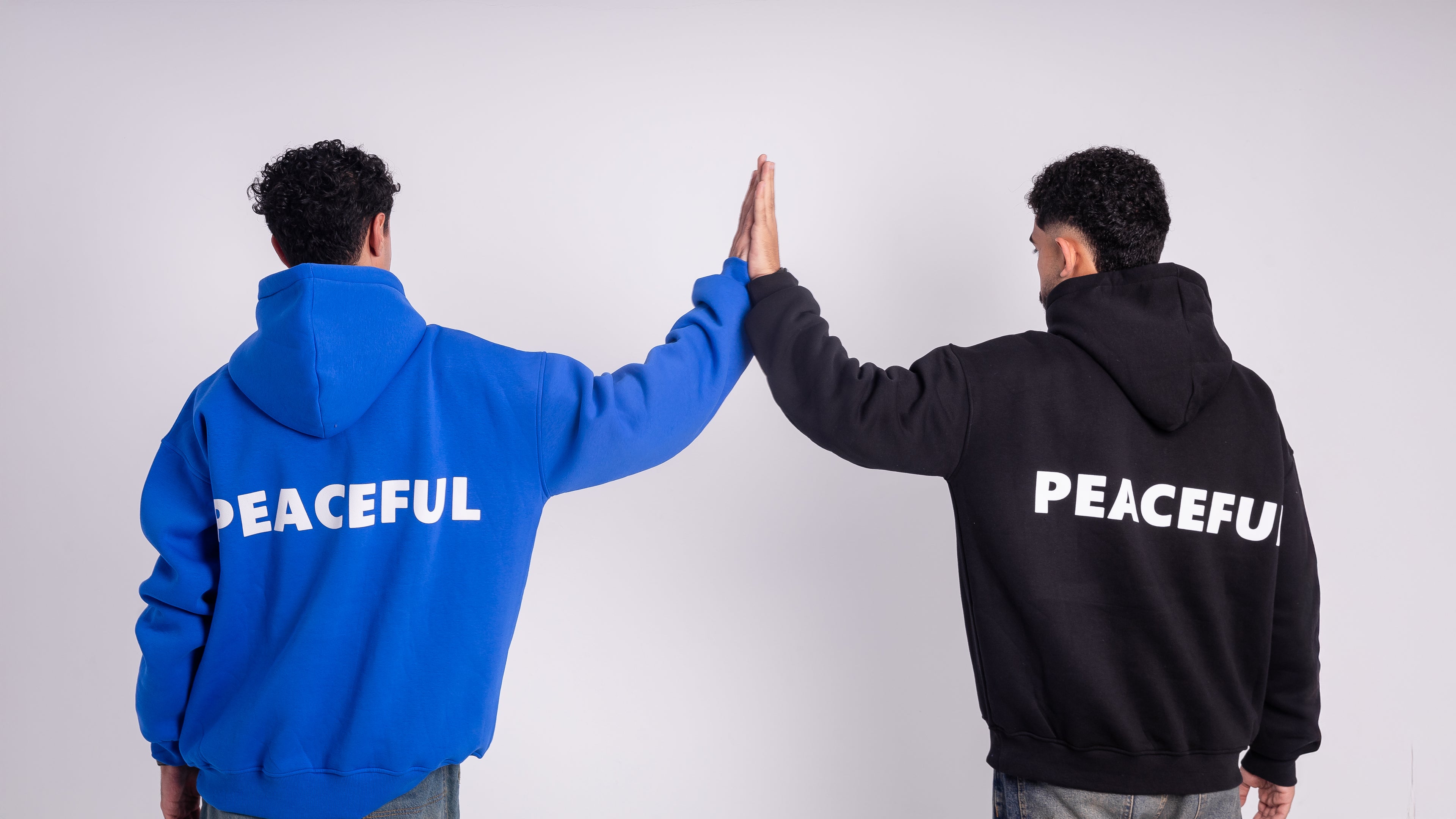 Blue Peaceful Hoodie