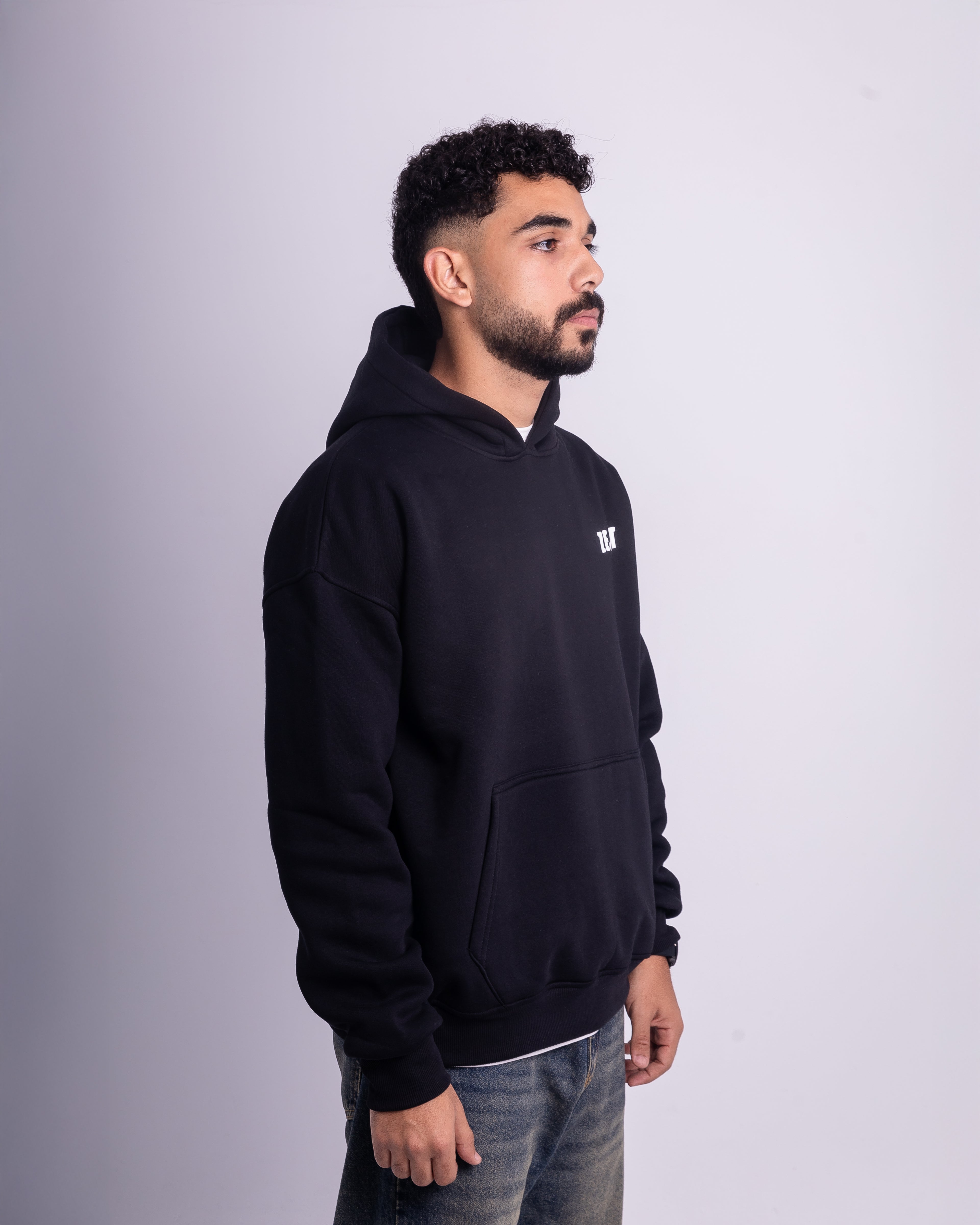 Black Peaceful Hoodie